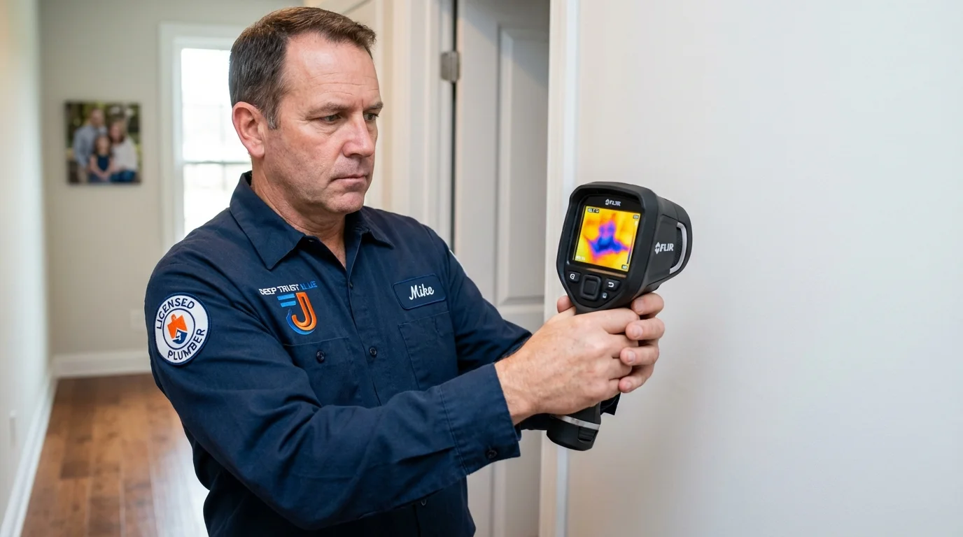 Thermal imaging leak detection by Johns Plumbing LLC in South River